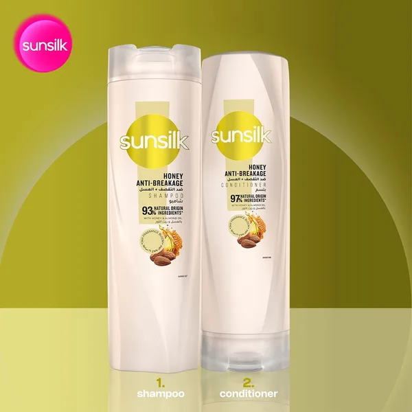 Sunsilk Natural Shampoo Almond Oil & Honey Anti-Breakage (7)
