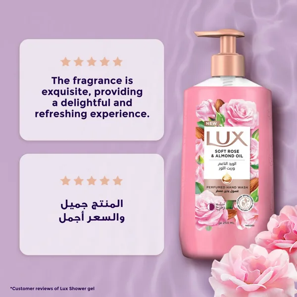 Lux Perfumed Liquid Hand Wash with Soft Rose 250 ml (6)