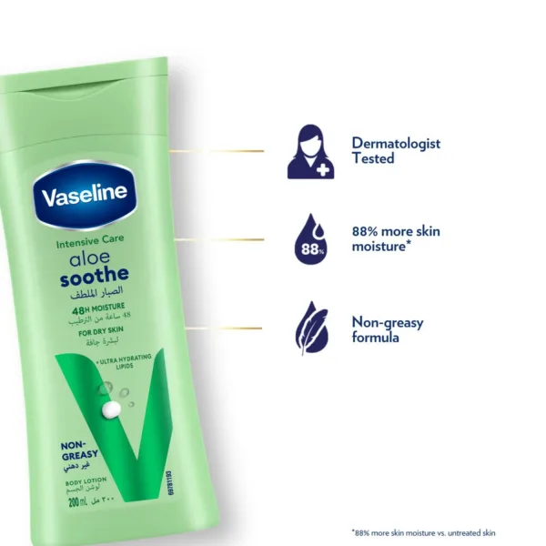 Vaseline Intensive Care Aloe Soothe Body Lotion 200 ml (8)