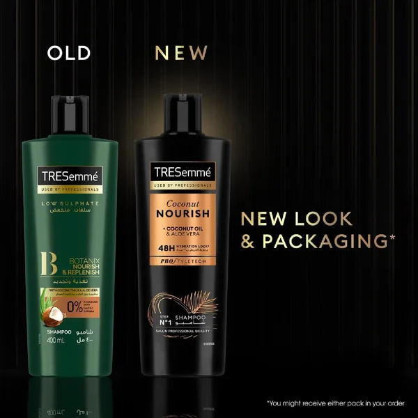 TRESemme Botanix Natural Nourish & Replenish Shampoo with Coconut Milk & Aloe Vera for Dry Hair 600 ml (4)