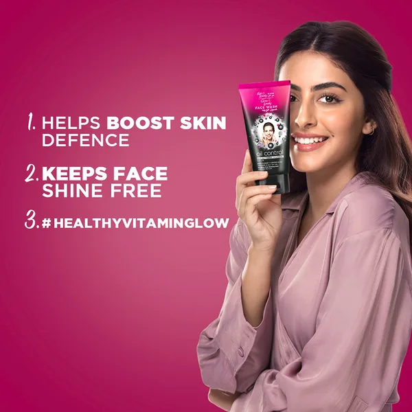 Glow & Lovely Face Wash Oil Control with Charcoal 150 g (3)