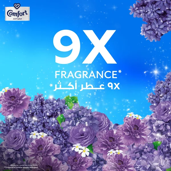 Comfort Concentrate Fabric Softener Lavender & Magnolia 9x Fragrance 1.5 Litres (5)