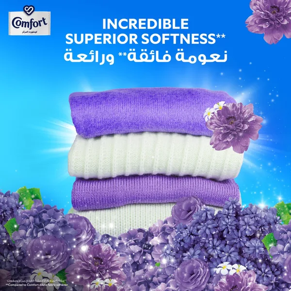 Comfort Concentrate Fabric Softener Lavender & Magnolia 9x Fragrance 1.5 Litres (6)