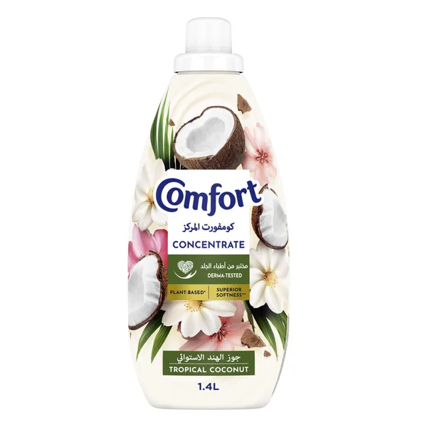 Comfort Concentrate Fabric Softener Tropical Coconut 1.4 Litres (2)