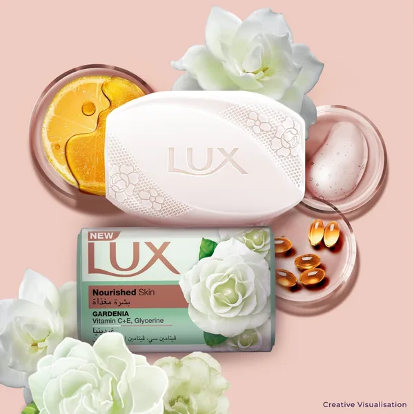 Lux Nourished Skin Gardenia Bar Soap 170 g (4)