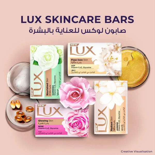 Lux Glowing Skin Rose Bar Soap 170 g (6)