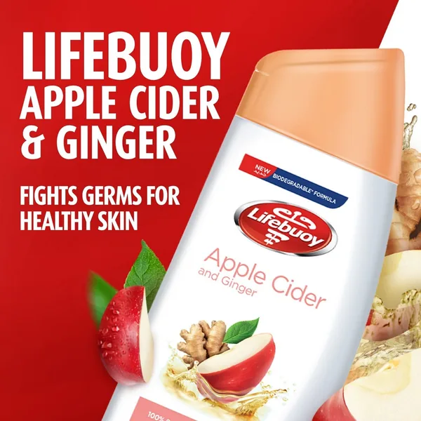 Lifebuoy Apple Cider & Ginger Antibacterial Bodywash 300 ml (7)