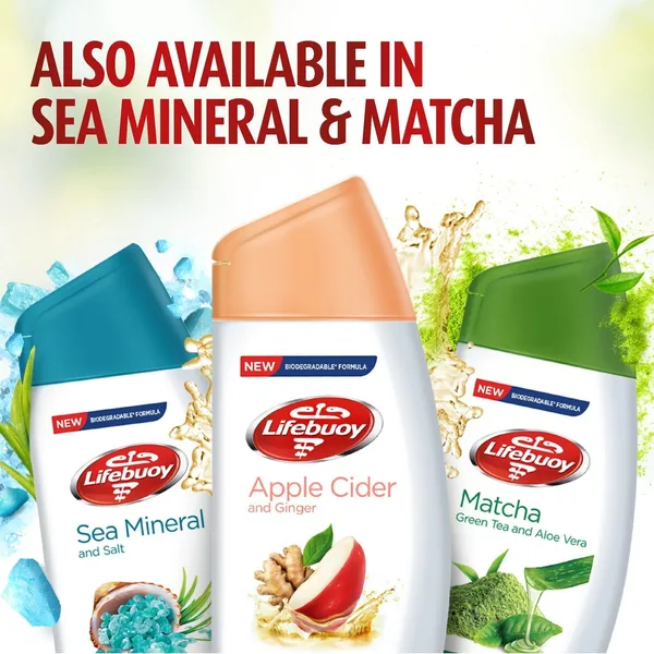 Lifebuoy Apple Cider & Ginger Antibacterial Bodywash 300 ml (8)