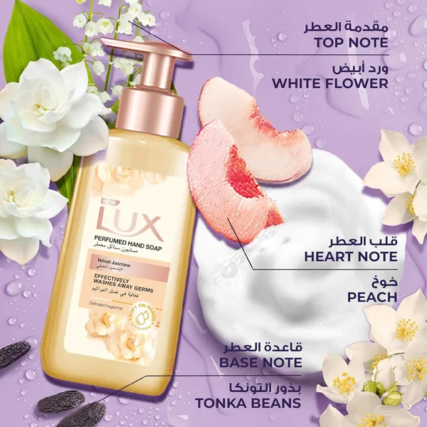 Lux Velvet Jasmine Perfumed Hand Soap 2 x 500 ml (6)