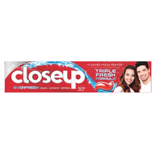 Closeup Triple Fresh Formula Gel Toothpaste Red Hot Value Pack 4 x 120 ml (2)