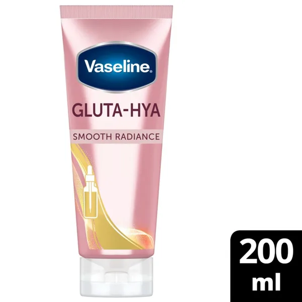 Vaseline Essential Even Tone Smooth Radiance Gluta-Hya Serum Burst Lotion 200 ml