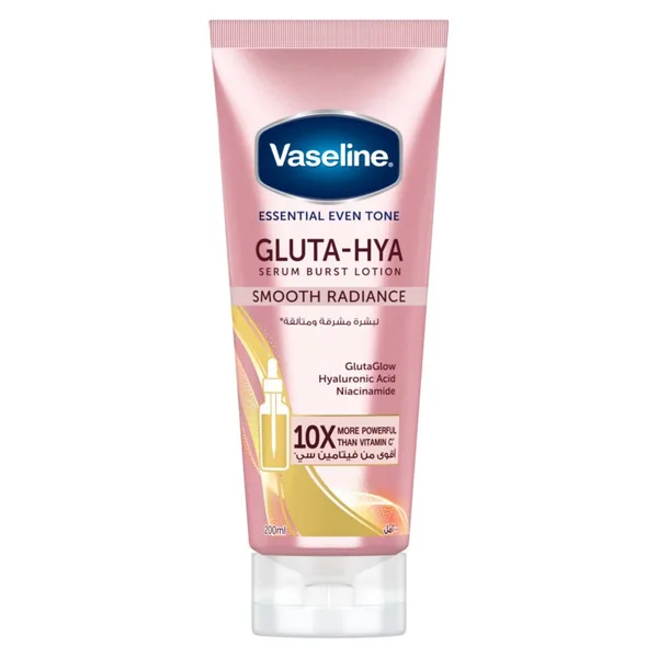 Vaseline Essential Even Tone Smooth Radiance Gluta-Hya Serum Burst Lotion 200 ml (2)