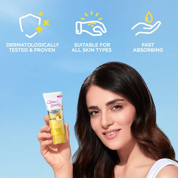 Glow & Lovely UV Duo Face Cream SPF30 3% Vitamin C Niacinamide 50 g (5)
