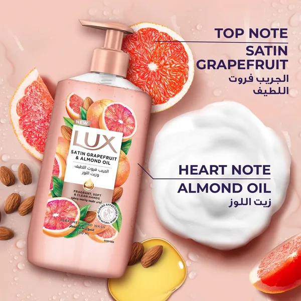 Lux Satin Grapefruit & Almond Oil Perfumed Hand Wash 500 ml (3)