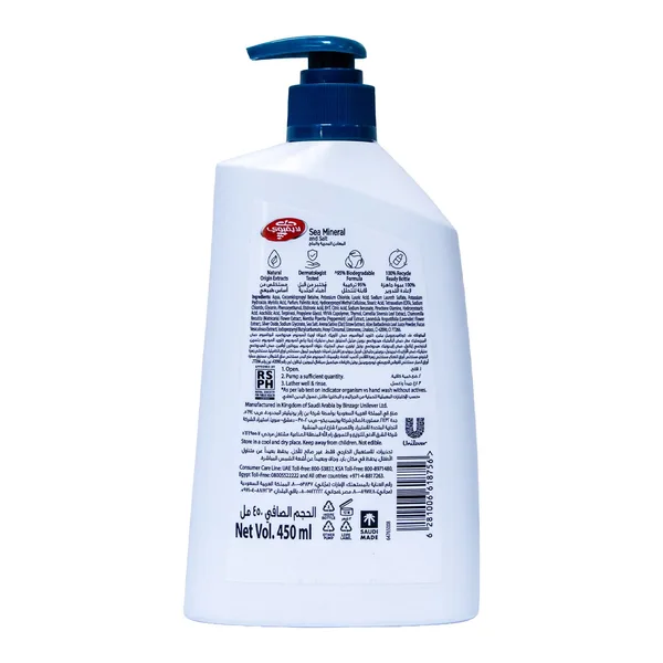 Lifebuoy Anti-Bacterial Hand Wash with Sea Mineral and Salt Scent 450 ml (2)
