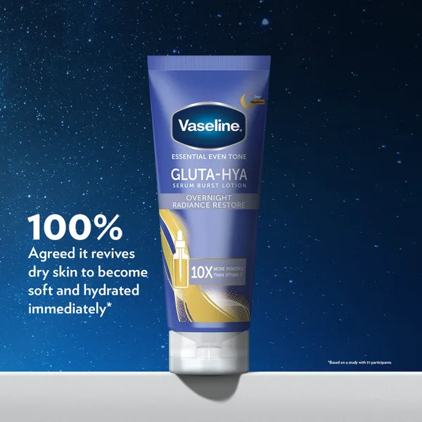 Vaseline Gluta-Hya Serum Burst Lotion Overnight Radiance Restore 200 ml (3)