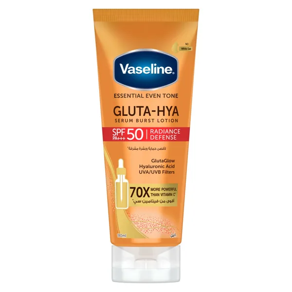 Vaseline Gluta-Hya Serum Burst Lotion Radiance Defense 180 ml
