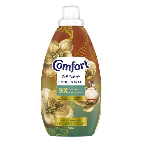 Comfort Concentrate Fabric Softener Lily Musk & Caramel 900 ml (2)