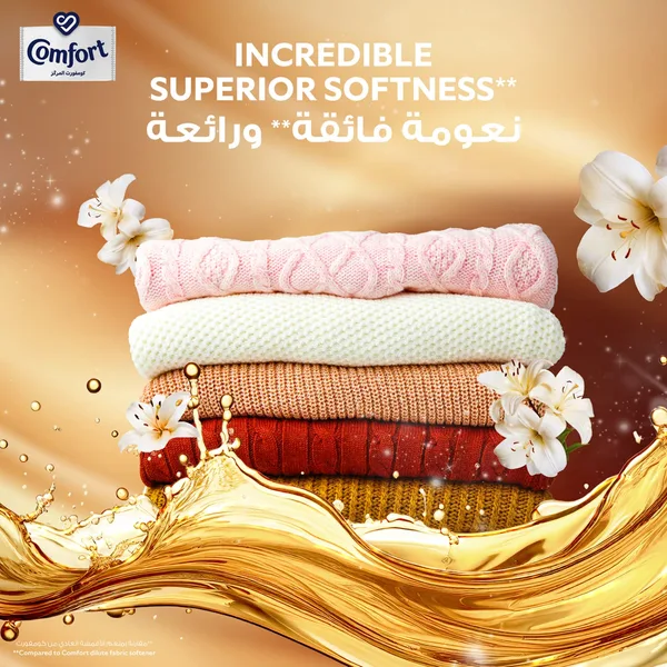 Comfort Concentrate Fabric Softener Lily Musk & Caramel 900 ml (5)