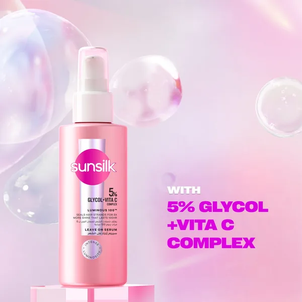 Sunsilk Glycol + Vitamin C Luminous 100 Leave On Serum 90 ml (5)