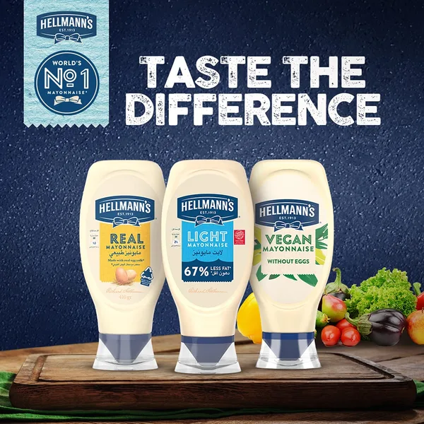 Hellmann’s Light Mayonnaise 67% Less Fat 420 g (7)