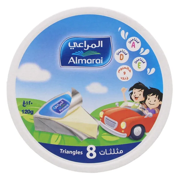 جبنة مثلثات 120جم علامة المراعي