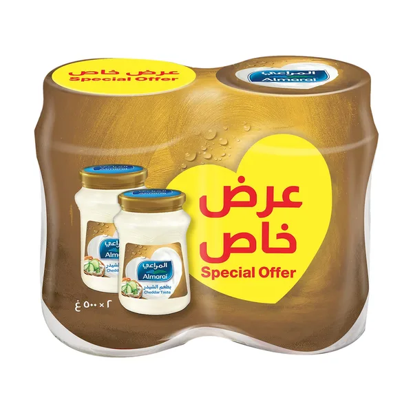 Almarai Processed Cheddar Cheese 2 x 500 g (2)