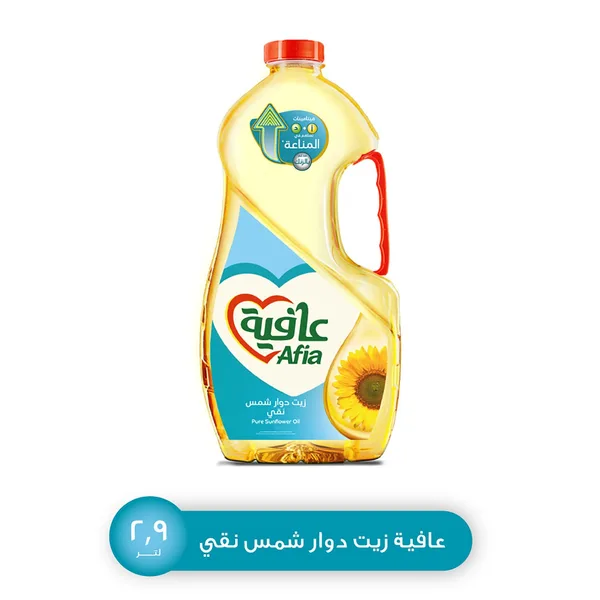 زيت دوار الشمس عافية 2.9لتر (2)