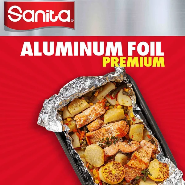 Sanita Premium Aluminum Foil 25sq.ft. Size 7.62m x 30cm 1 pc (5)