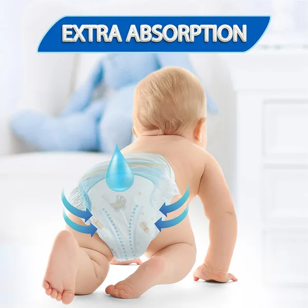 Sanita Bambi Baby Diaper Jumbo Pack Size 6 XX-Large 16+ kg 40pcs (8)