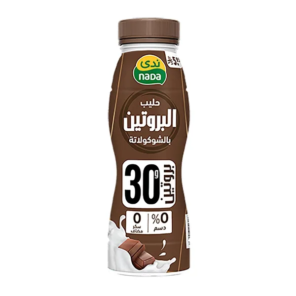 ندى حليب بروتين شكولاتة قليل الدسم 320مل (2)