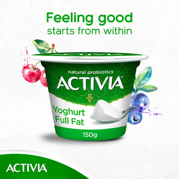 Activia Full Fat Yoghurt 6 x 150 g (2)