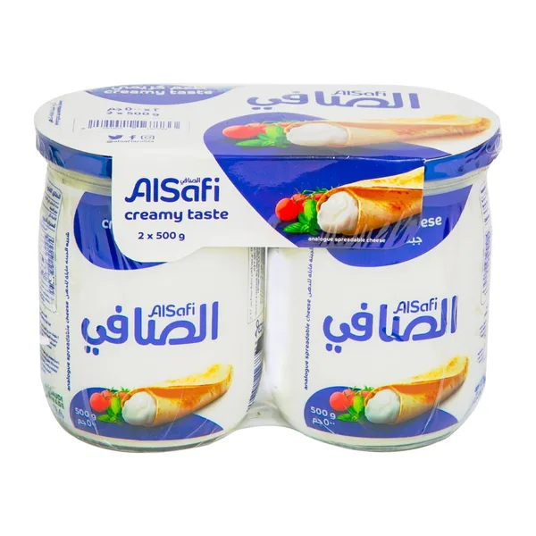 Al Safi Full Fat Cream Cheese Value Pack 2 x 500 g (2)