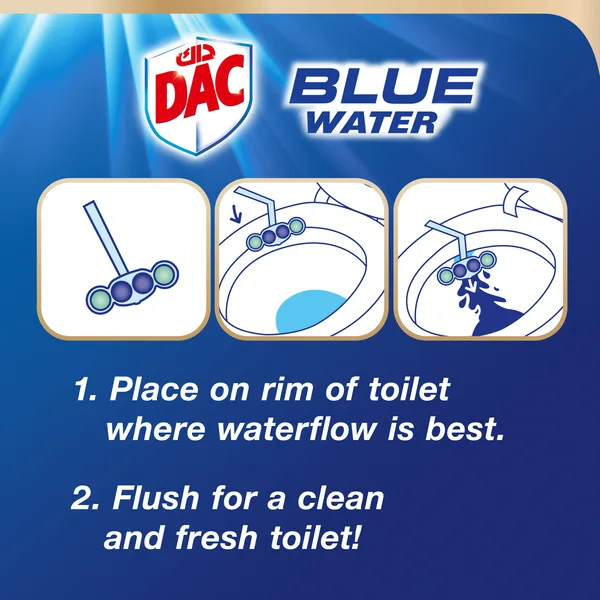 Dac Blue Active Toilet Rim Block Eucalyptus 50 g (4)