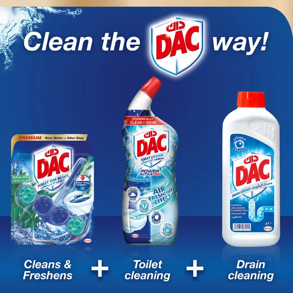 Dac Blue Active Toilet Rim Block Eucalyptus 50 g (7)