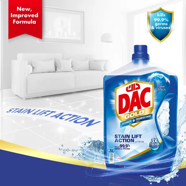 Dac Gold Ocean Breeze Multi-Purpose Disinfectant 1 Litre (2)