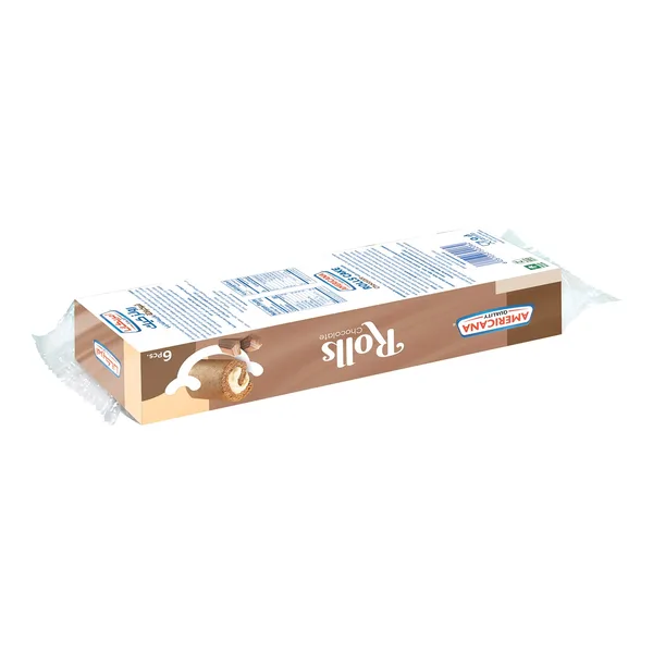 Americana Mini Roll Chocolate Cake 6 pcs 120 g (2)