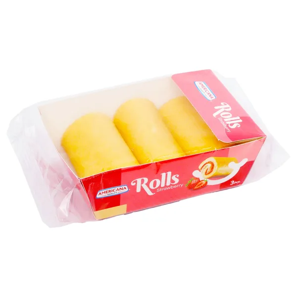 Americana Strawberry Mini Rolls 3 pcs 60 g (2)