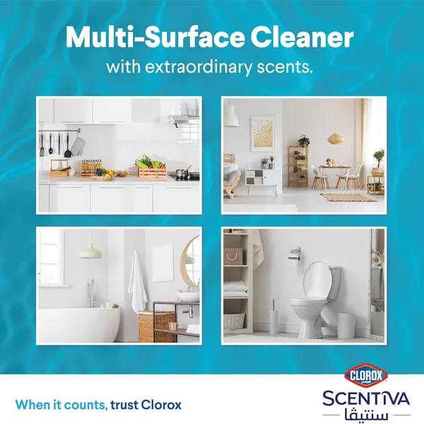 Clorox Scentiva Calming Red Sea Breeze Scent Multi-Surface Cleaner Spray Bleach Free 500 ml (4)