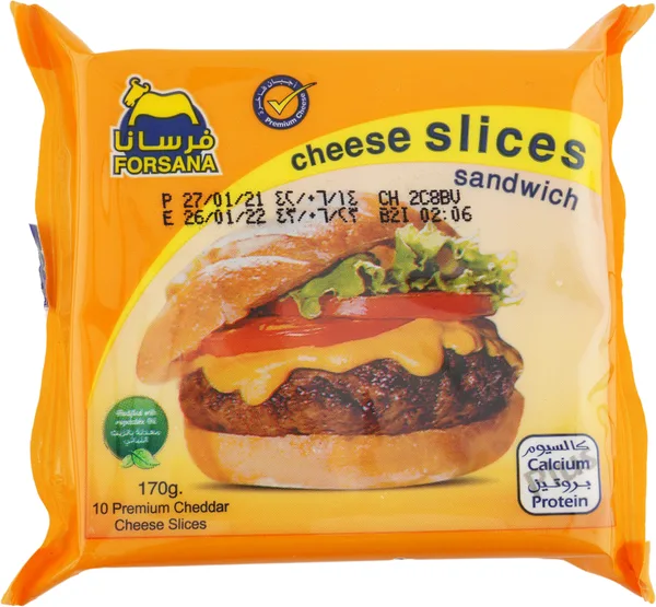 Forsana Sliced Cheese 170G