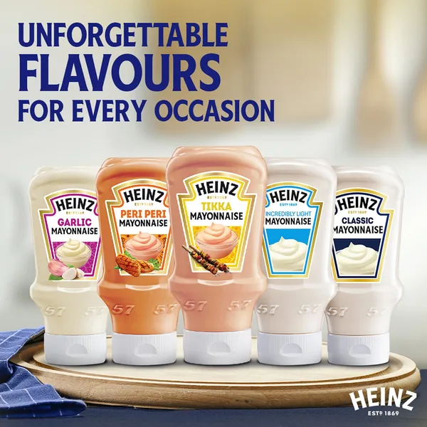 Heinz Spicy Tikka Masala Mayonnaise Top Down Squeezy Bottle 400 ml (7)
