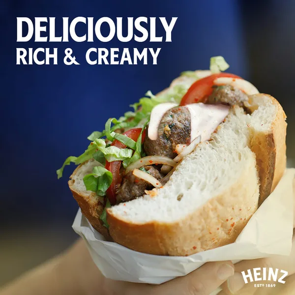 Heinz Real Garlic Mayonnaise Top Down Squeezy Bottle 225 ml (4)