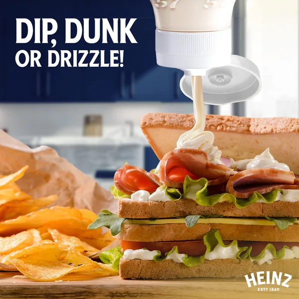 Heinz Light Mayonnaise Top Down Squeezy Bottle 600 ml (5)