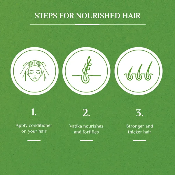 Vatika Naturals Hair Fall Control Conditioner Enriched with Cactus & Ghergir 400 ml (6)