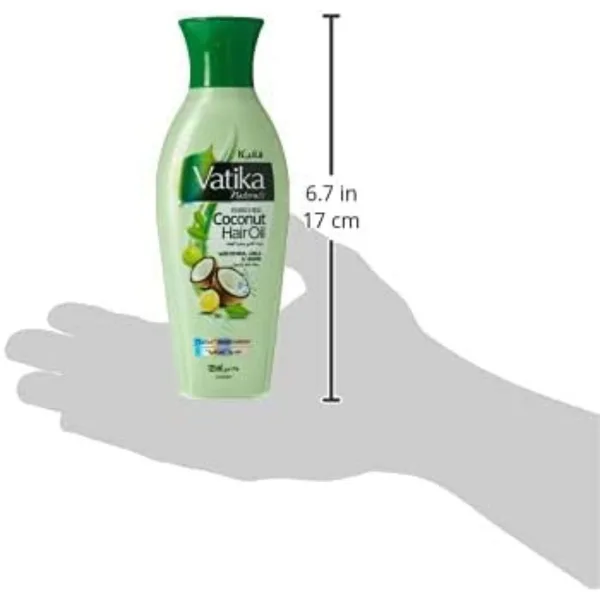 Vatika Naturals Enriched Coconut Hair Oil with Henna Amla & Lemon Promotes Soft Strong & Silky Hair For Extra Nourishment 250 ml (3)