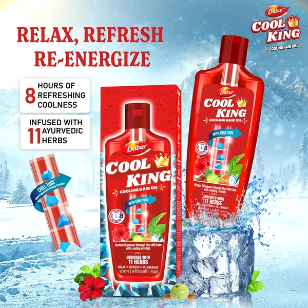 Dabur Cool King Cooling Hair Oil 200 ml (3)