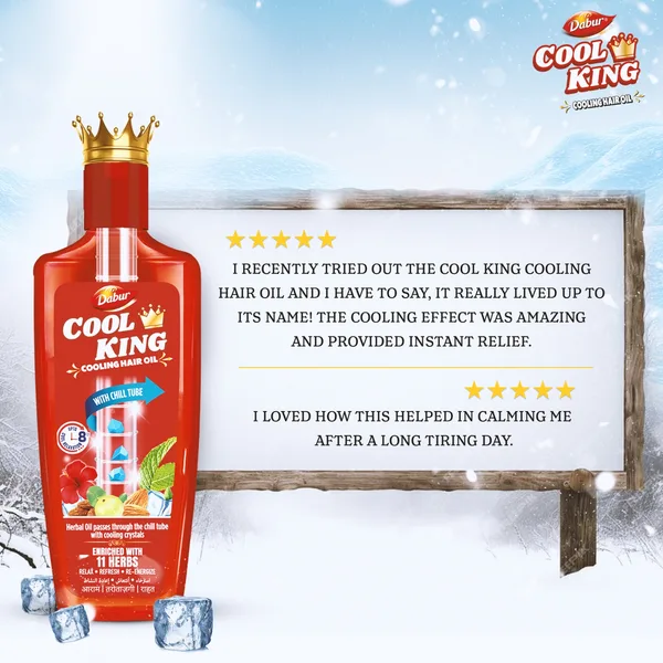 Dabur Cool King Cooling Hair Oil 200 ml (7)