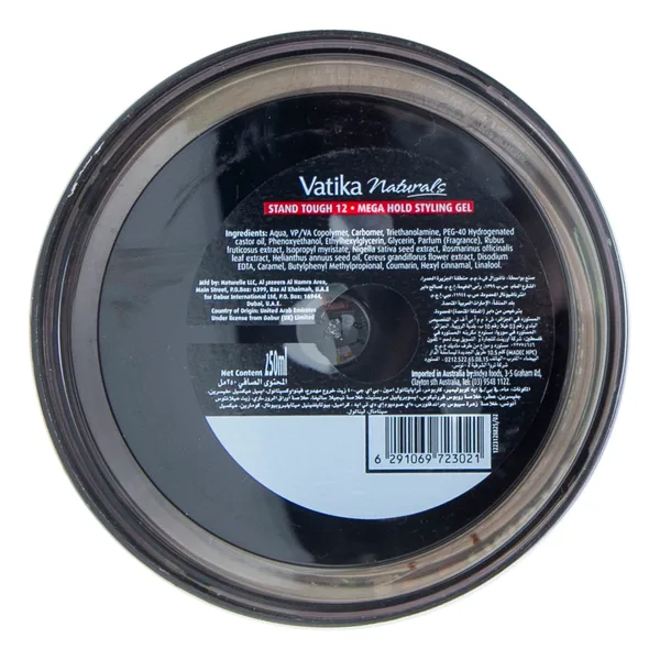 Vatika Stand Tough Mega Hold 12 Styling Gel 250 ml (2)