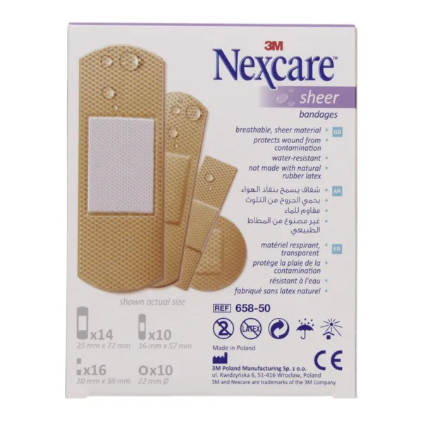Nexcare Sheer Bandages 50pcs (2)
