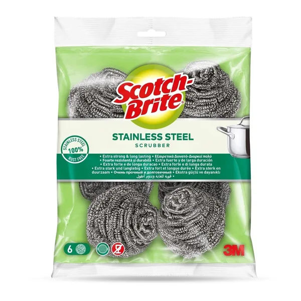 Scotch Brite Stainless Steel Spiral 6 pcs
